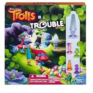 Hasbro Dreamworks Trolls in Trouble game new in sealed package